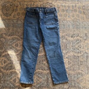 Crewcuts Straight Leg Front Pocket Classic Blue Jeans - 10